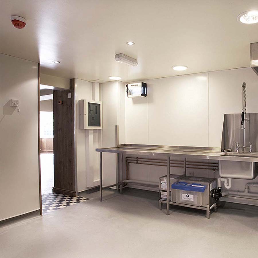 Wall Cladding Satin PVC Capping Strip In Use