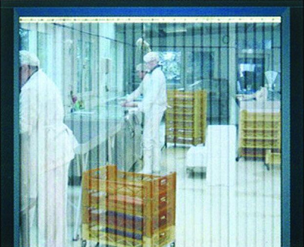 PVC Strip Curtain 50m Rolls - CSG Ribbed (Cold Store Grade)