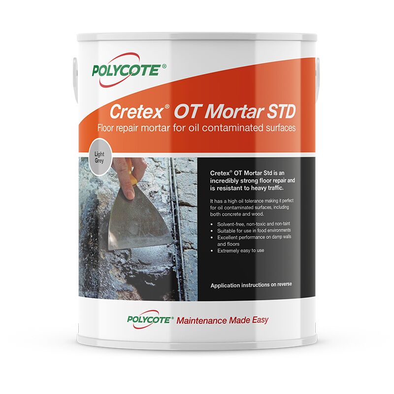 floor repair for oil contaminated surfaces