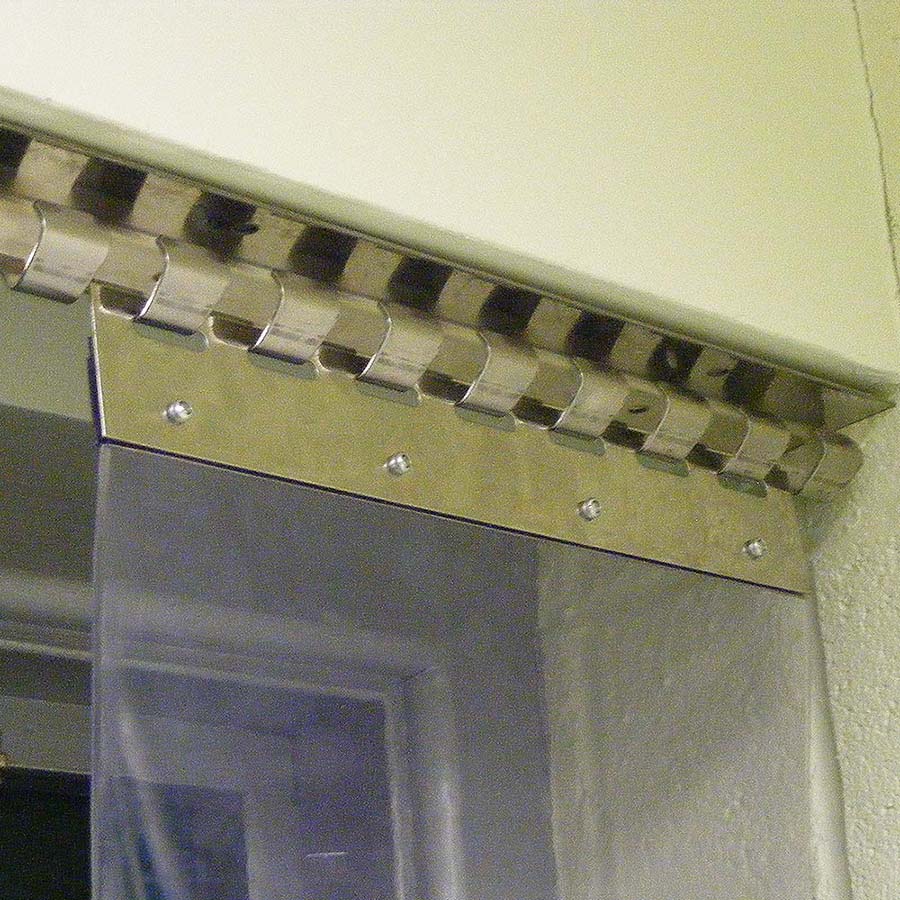 PVC Strip Curtain Hook-On Rail - Image 3