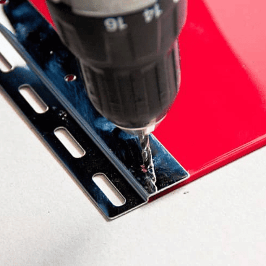 PVC Strip Curtain Stainless Steel Plate Set - Image 2