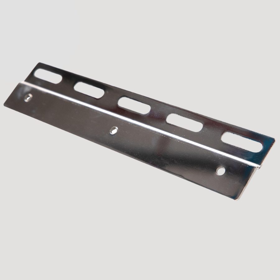 PVC Strip Curtain Stainless Steel Plate Set